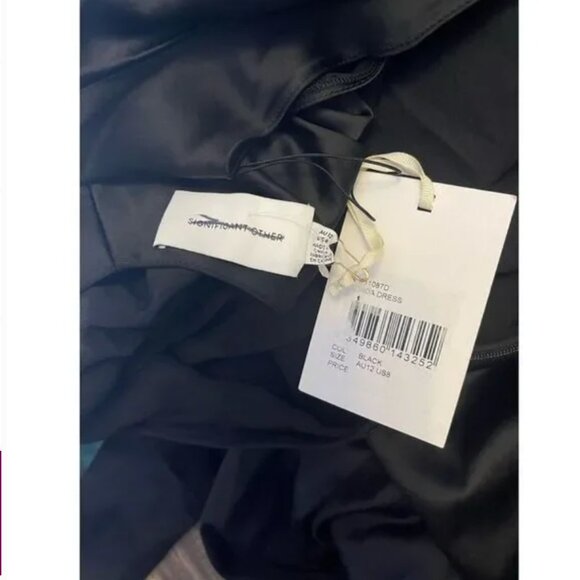 Significant Other Olinda Satin Column Gown - Black - Picture 8 of 10